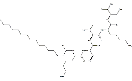 Palmitoyl pentapeptide Structure