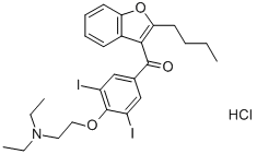 Amiodarone hydrochloride Structure